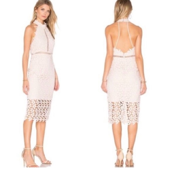NWT Bardot Gemma Lace Halter MIDI dress from NORDSTROM - Picture 17 of 17